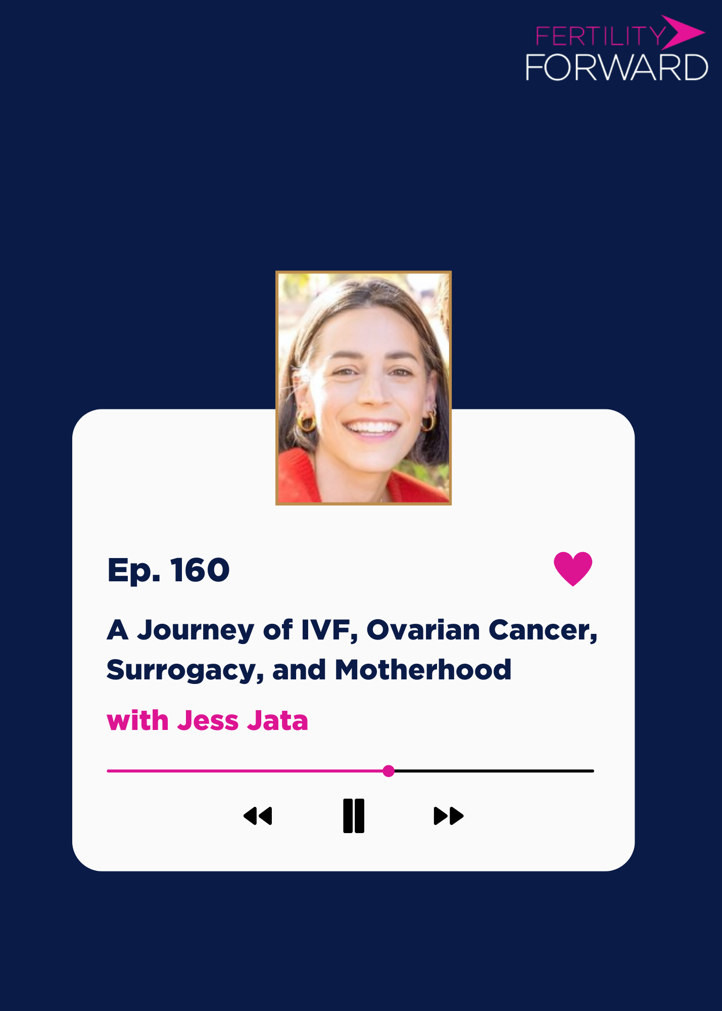 Ep 160: A Journey of IVF, Ovarian Cancer, Surrogacy, and Motherhood with Jess Jata